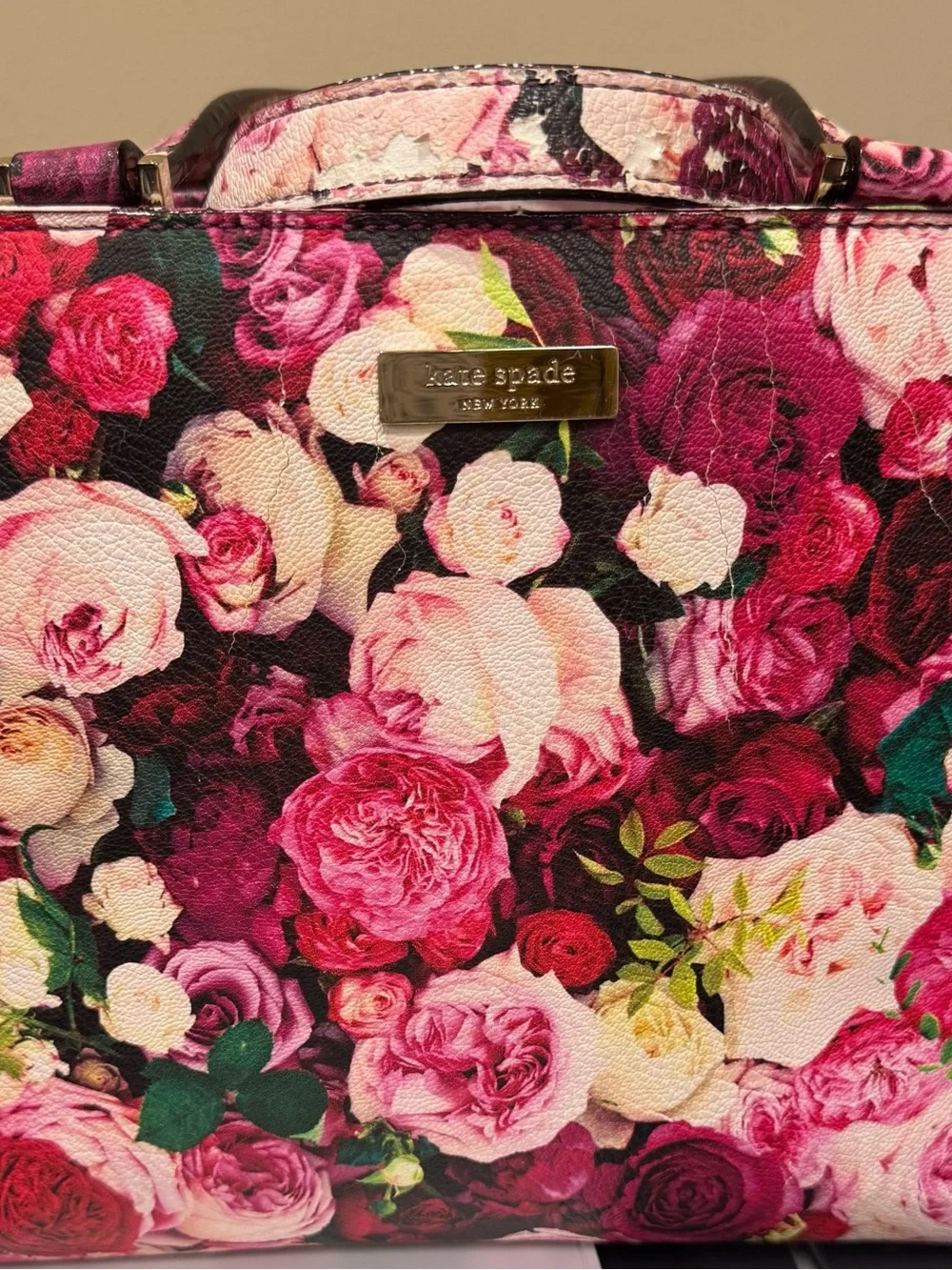 kate spade Pink Multi Floral Top-Handle Satchel
